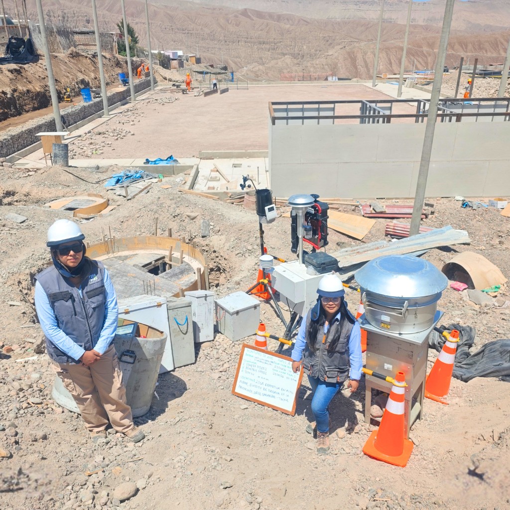 Monitoreo ambiental en complejo deportivo
