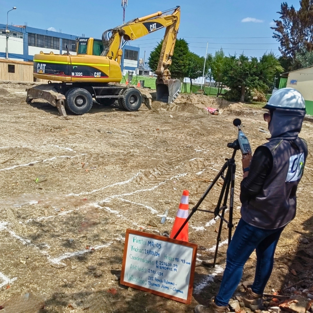 Monitoreo ambiental en construcción educativa