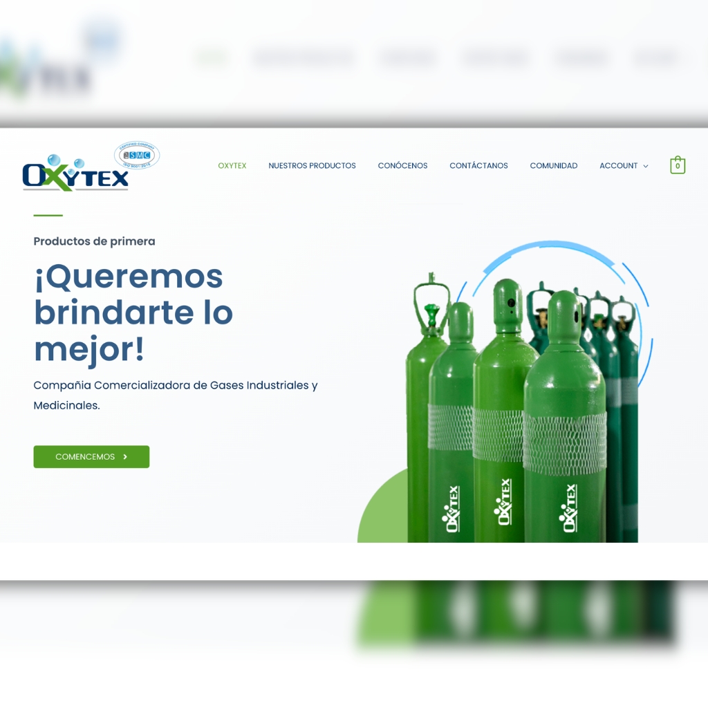 Landing Page & Marketplace en empresa industrial